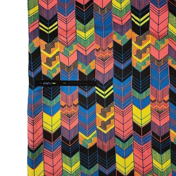 Jenni Kayne Resort Vibrant Multi Color Geometric Silk Mini Dress Small - Picture 11 of 16